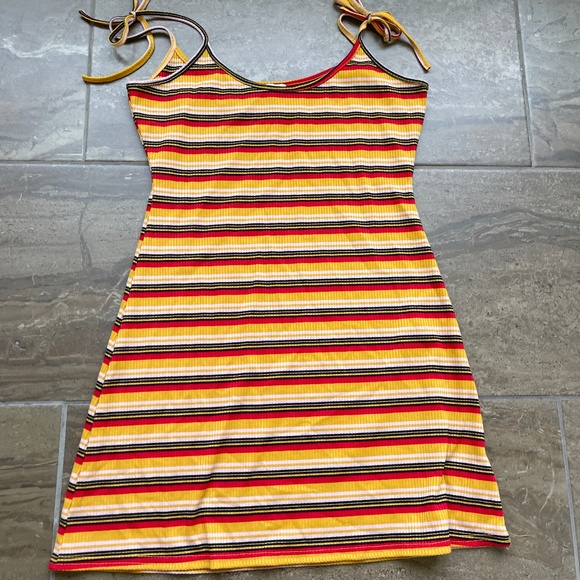 Urban Outfitters Colorful Stripe Mini Dress - Picture 1 of 1